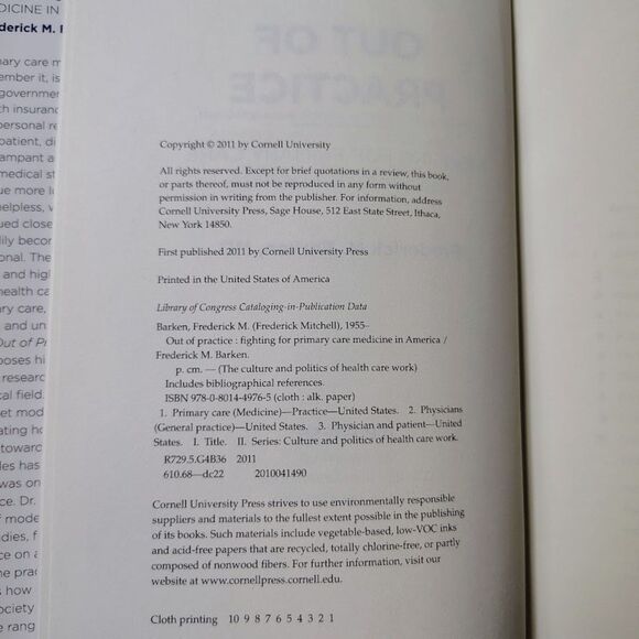 Out of Practice Fighting For Primary Care Medicine in America Cornell University - Picture 4 of 5